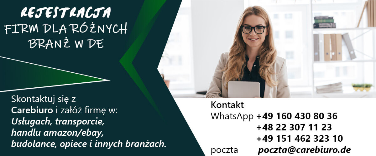 Rejestracja polskiej firmy w niemczech