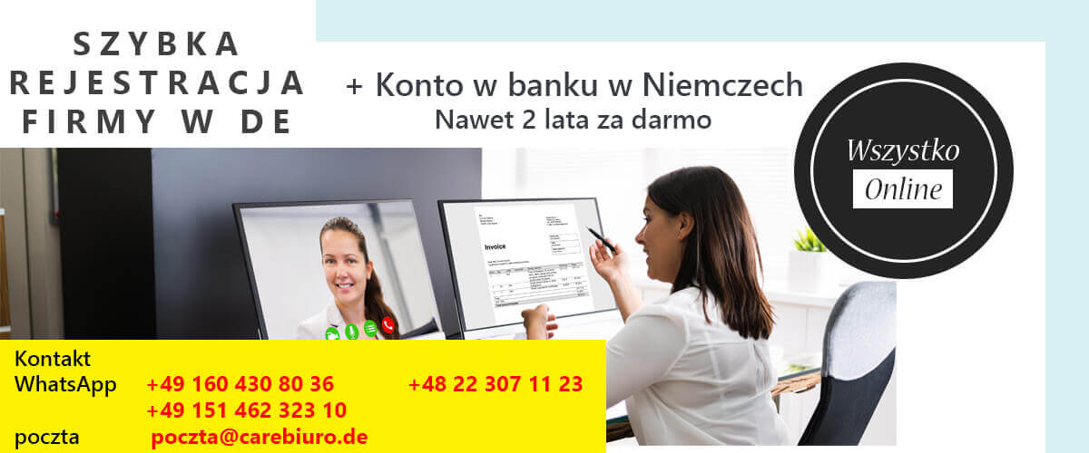 Rejestracja Gewerbe w Niemczech 