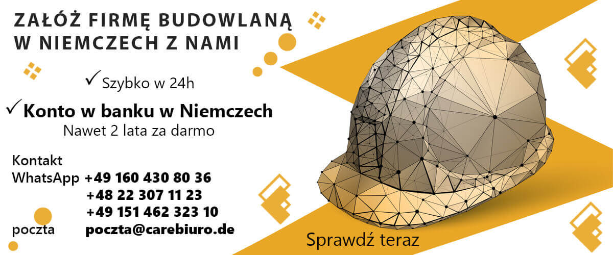 Firma w Niemczech dla budowlanki